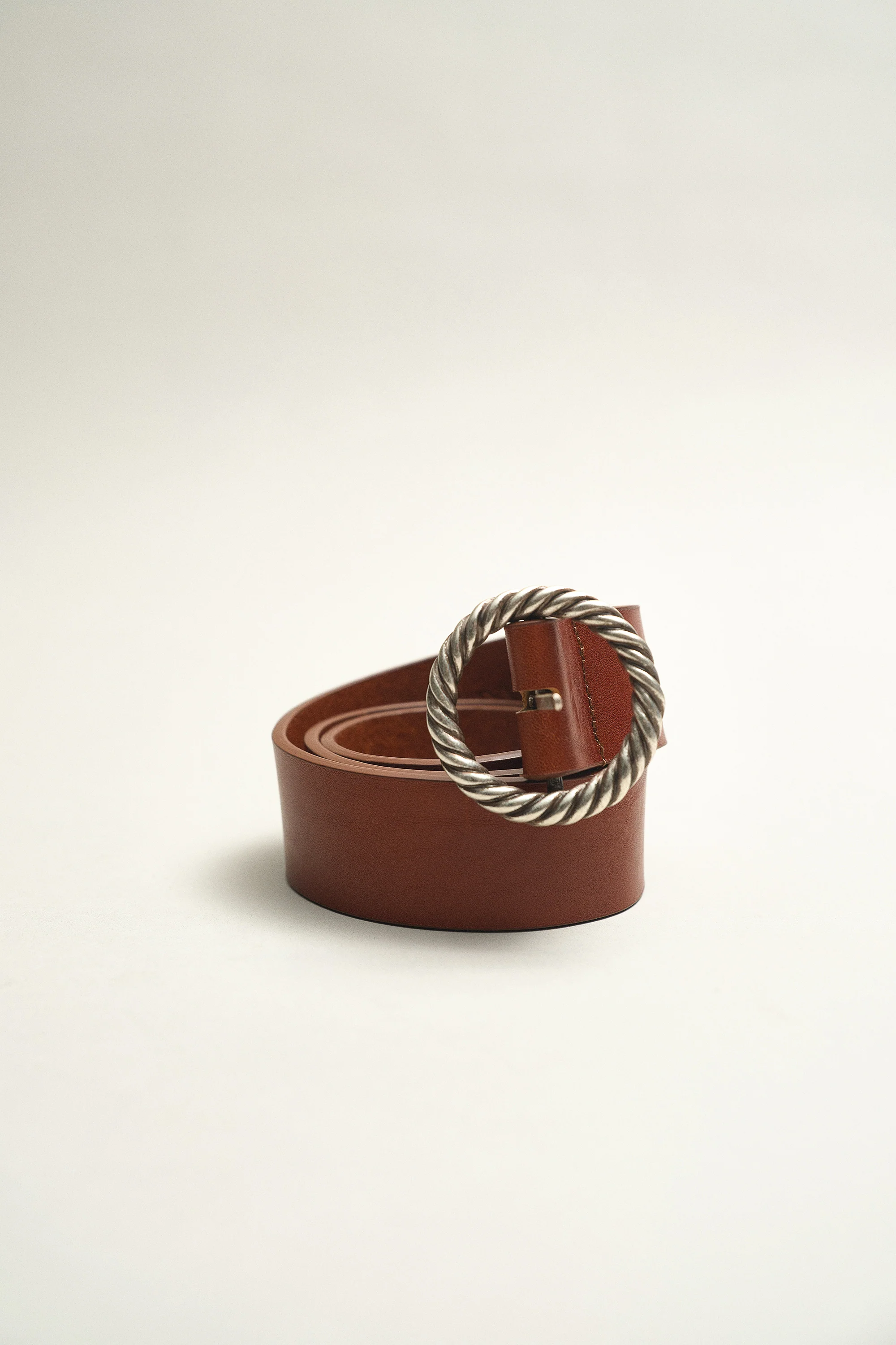CEINTURE TORSADE MARRON