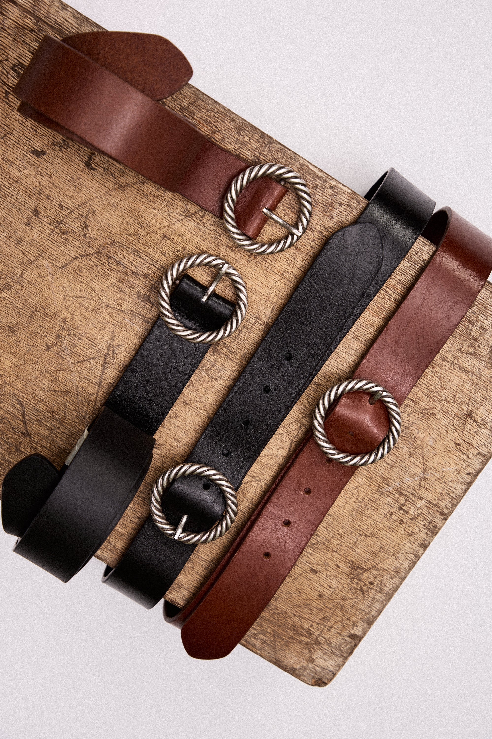 CEINTURE TORSADE MARRON - Image 3