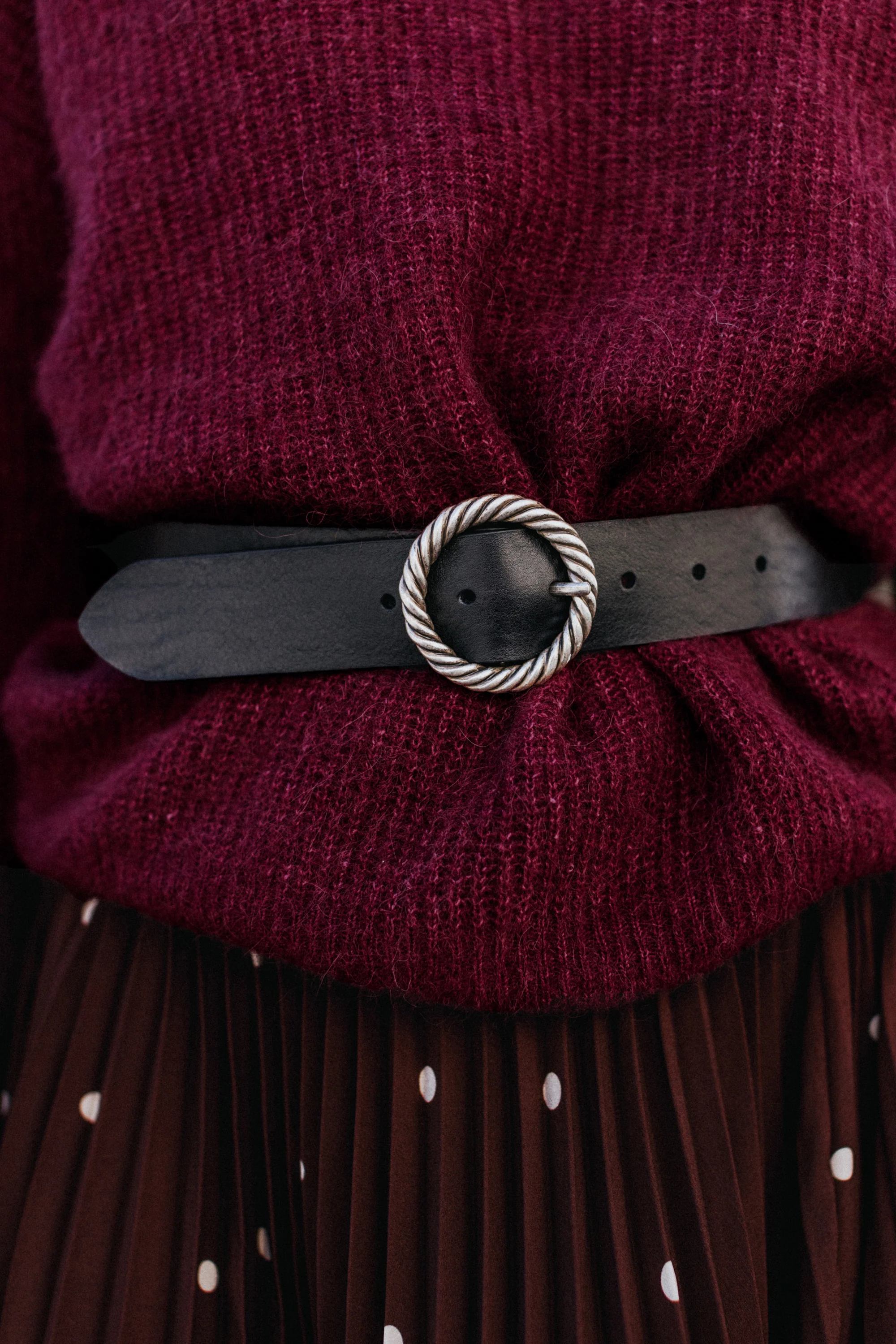 CEINTURE TORSADE NOIR - Image 2
