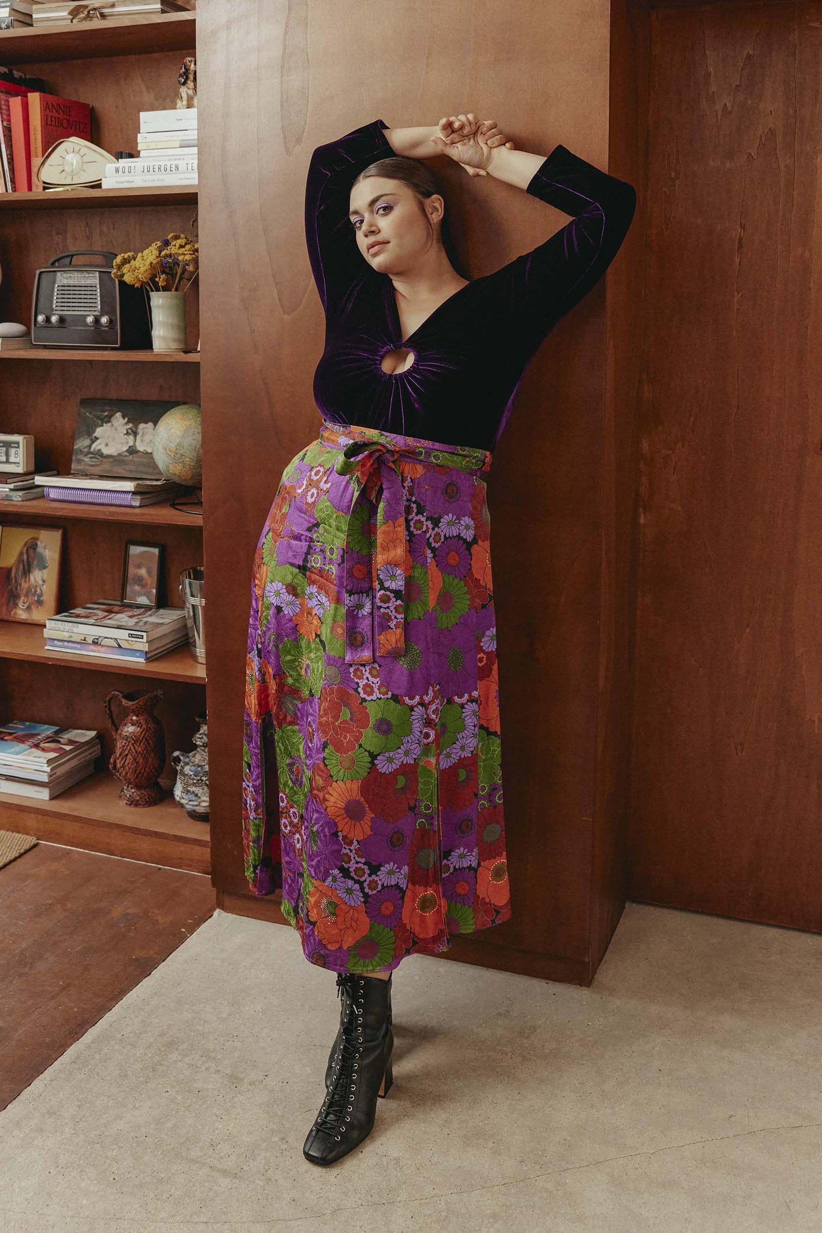 JUPE SAMANTHA AUTUMN BLOSSOM