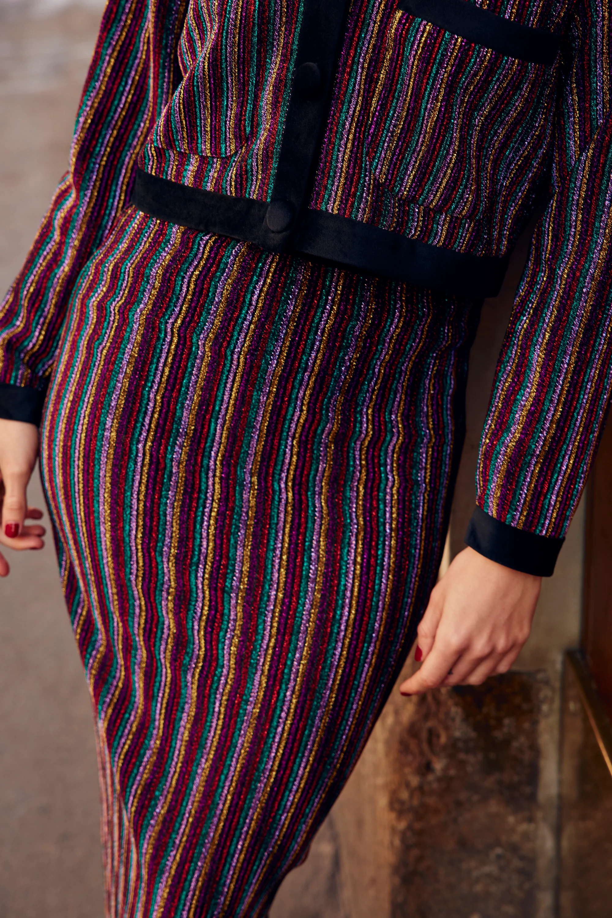 JUPE SARAH CRAZY STRIPES - Image 2