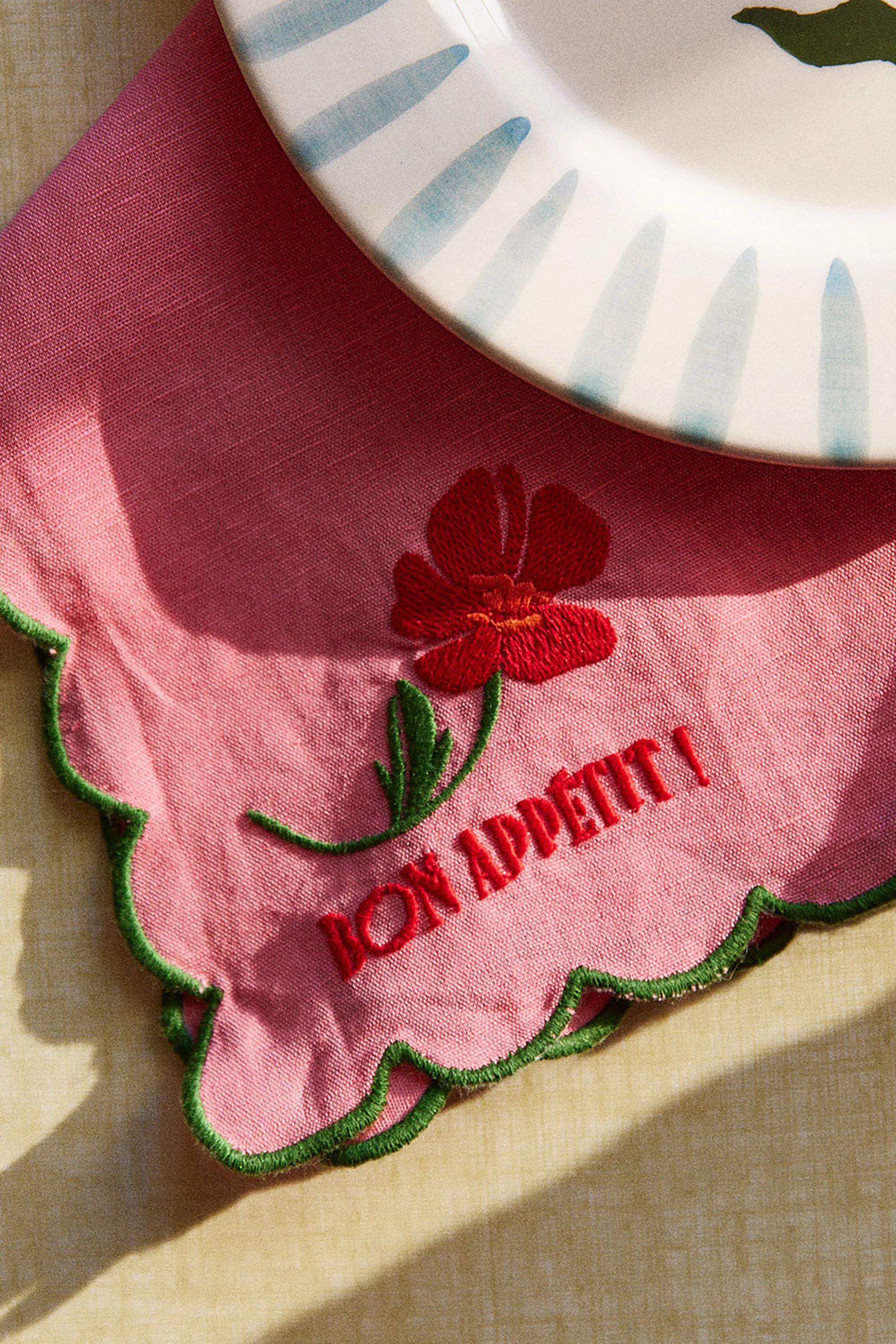 LOT DE SERVIETTES KATE ROSE