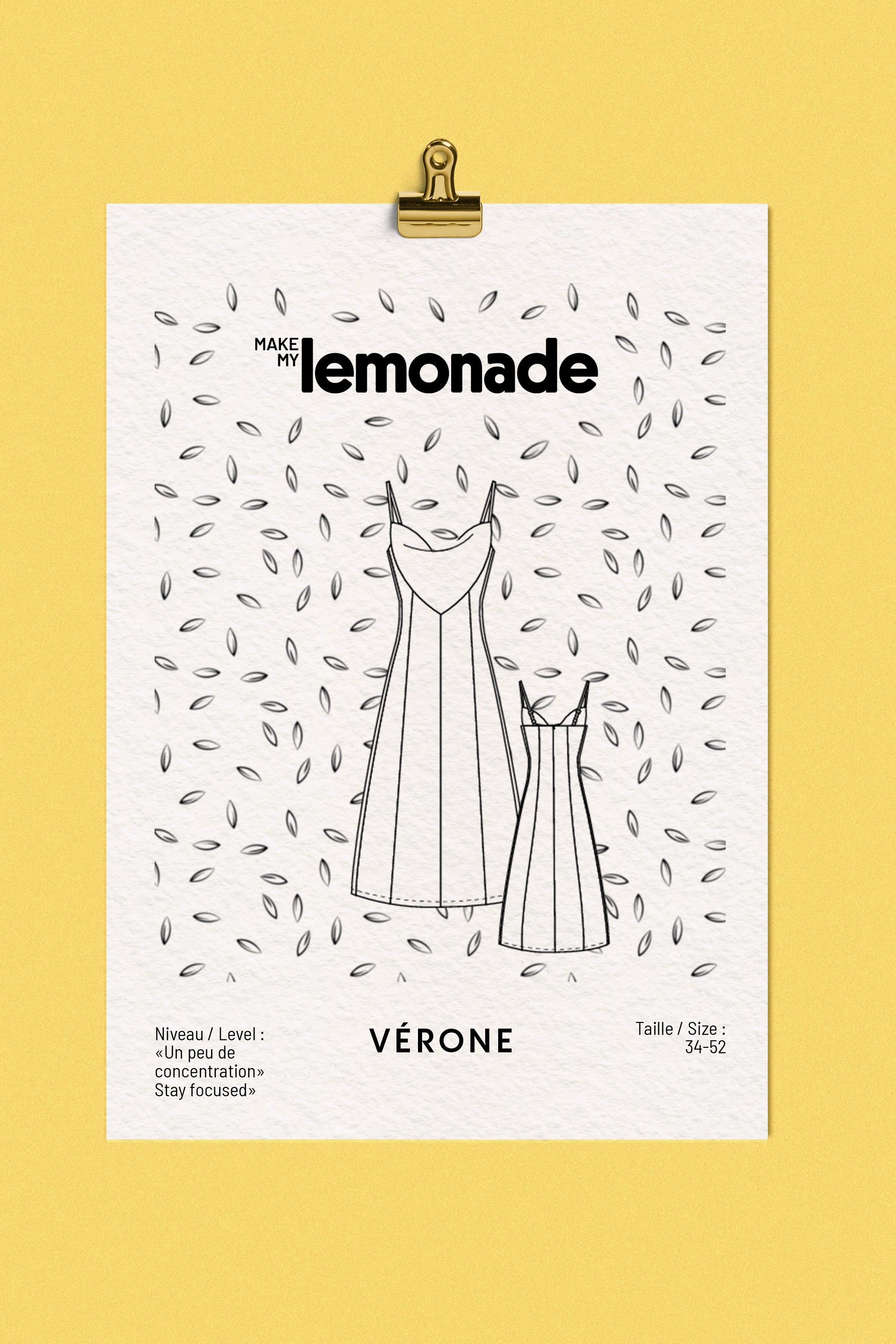 PATRON DE COUTURE VERONE PDF