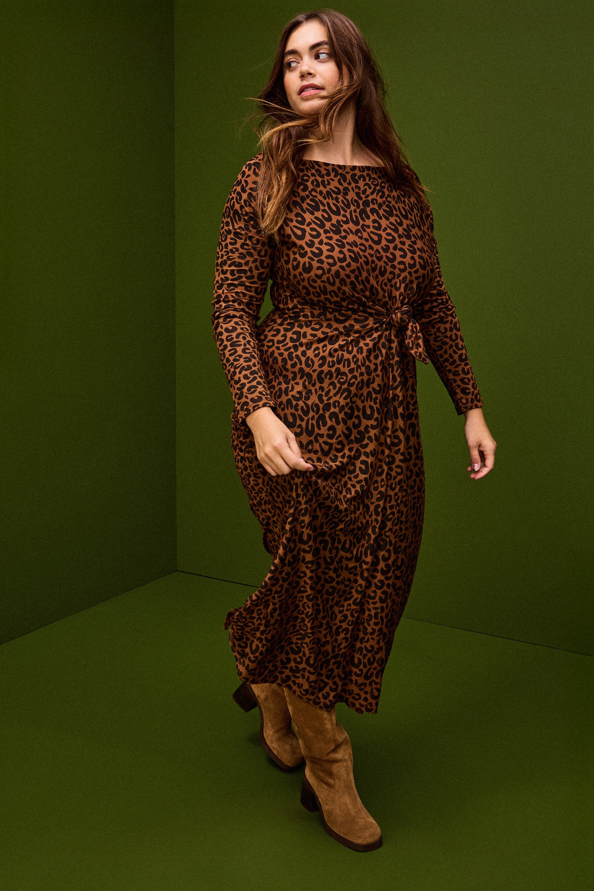 ROBE ANNIE LÉOPARD