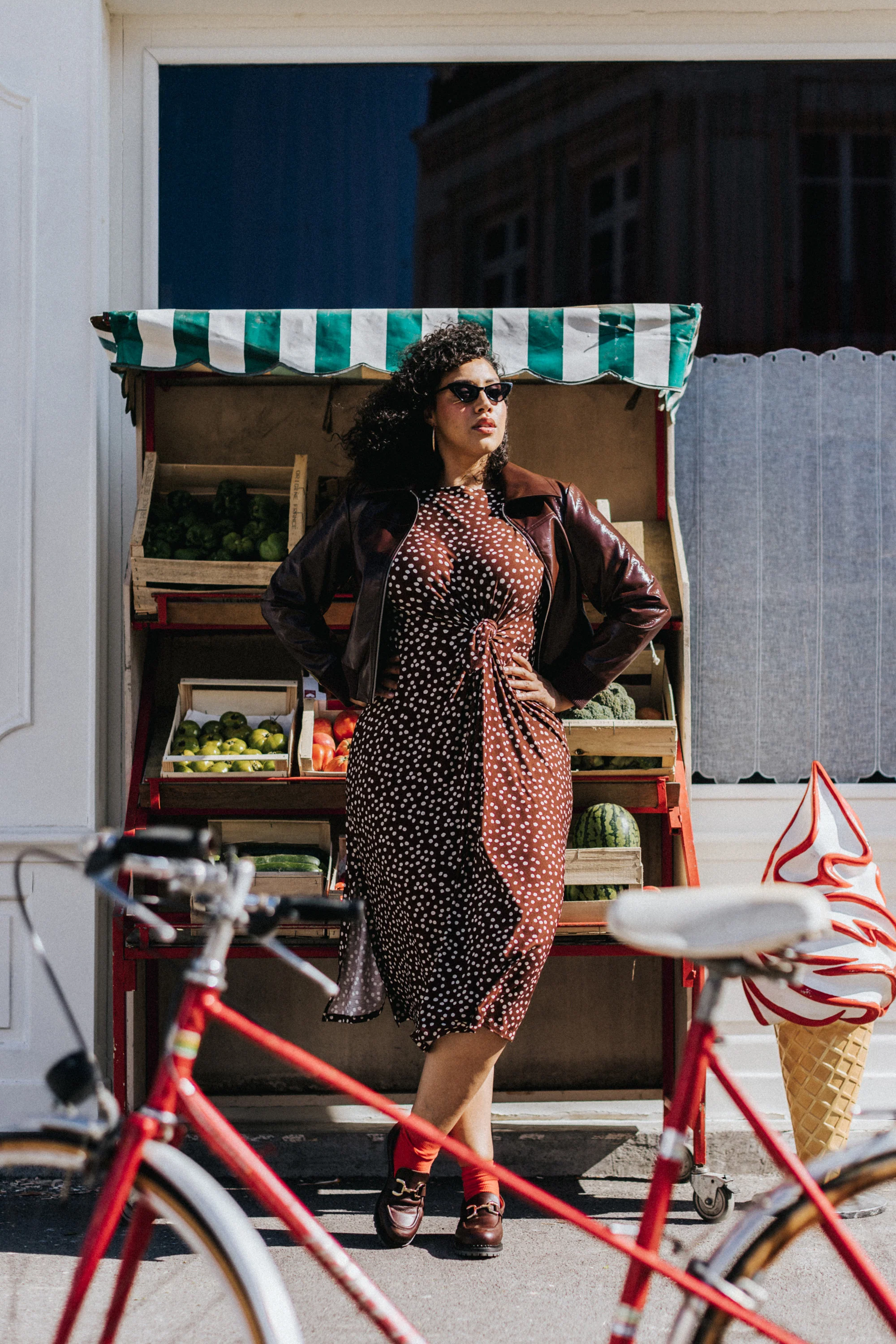 ROBE ANNIE POLKA CHOCOLAT - Image 5