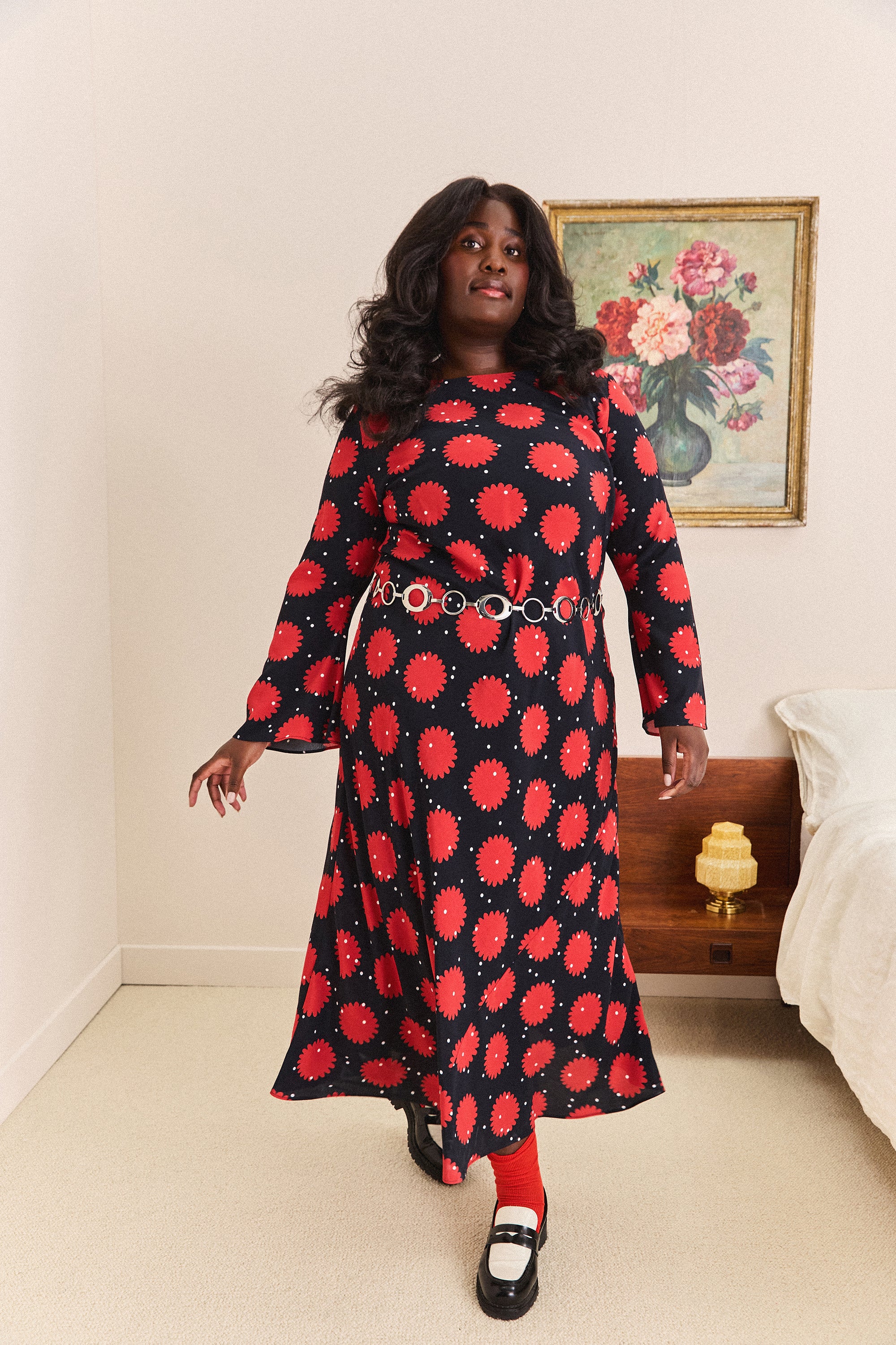 ROBE ELISABETH TOMATO FIELD - Image 3
