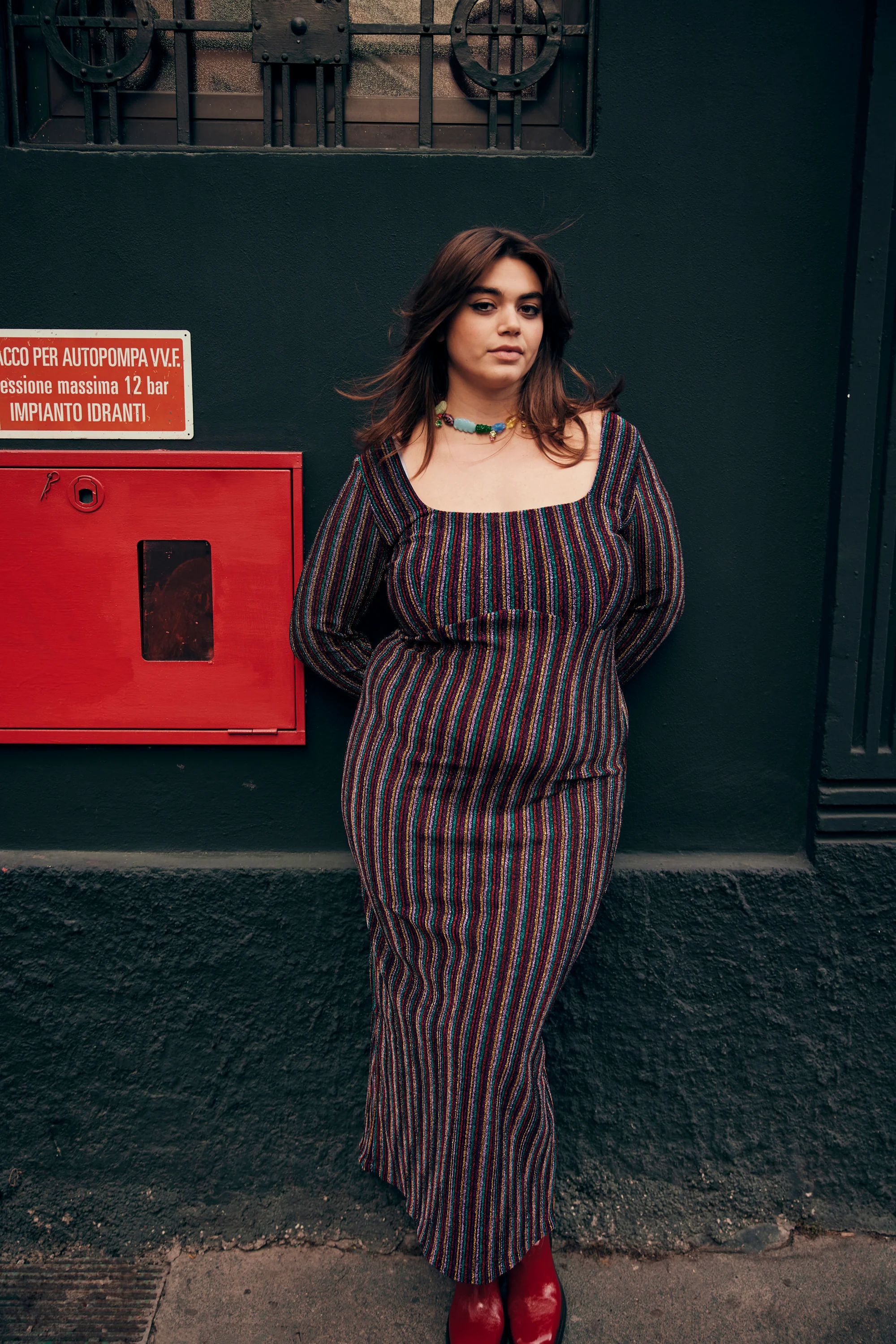 ROBE PENNY CRAZY STRIPES