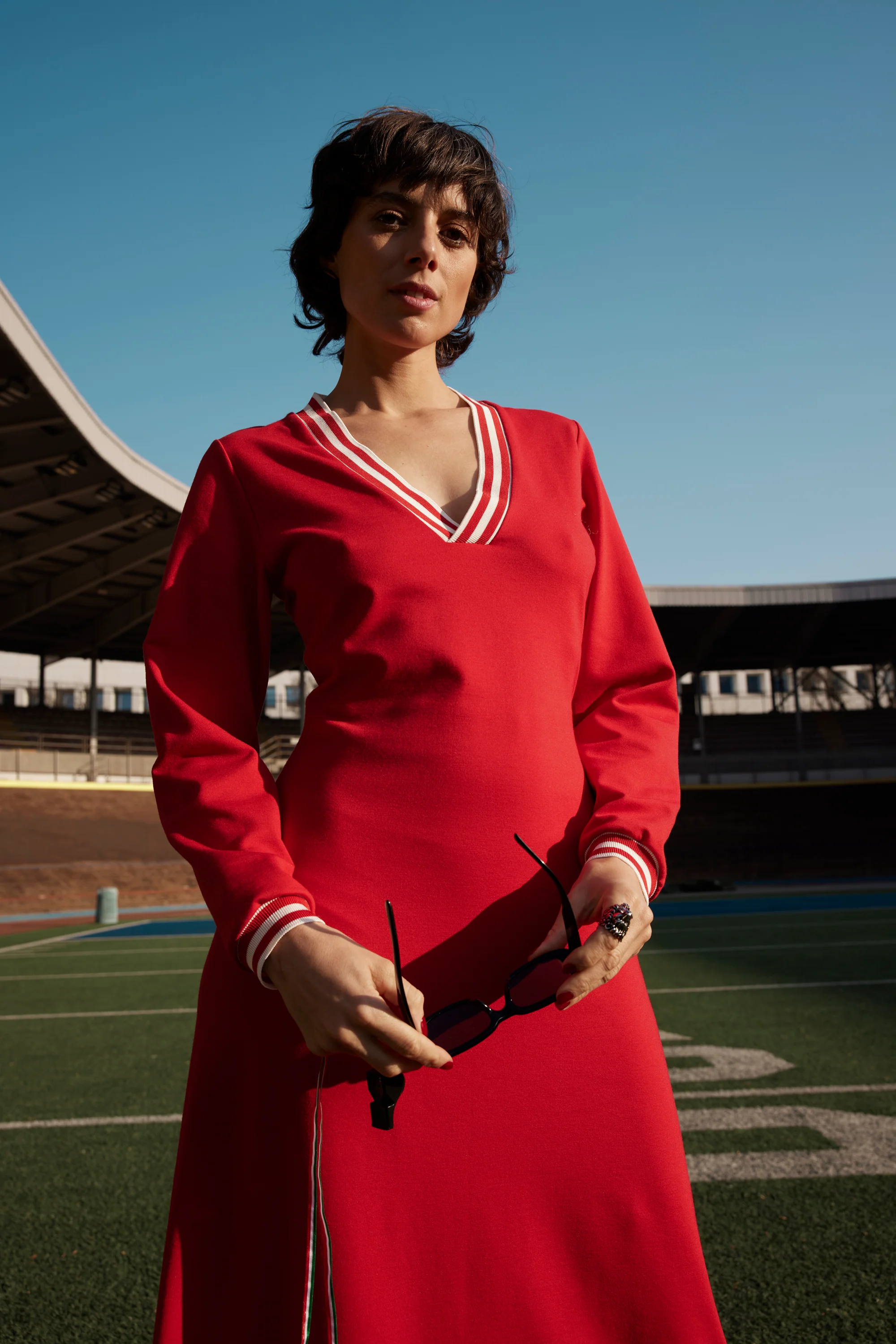 ROBE SIBEL ROUGE