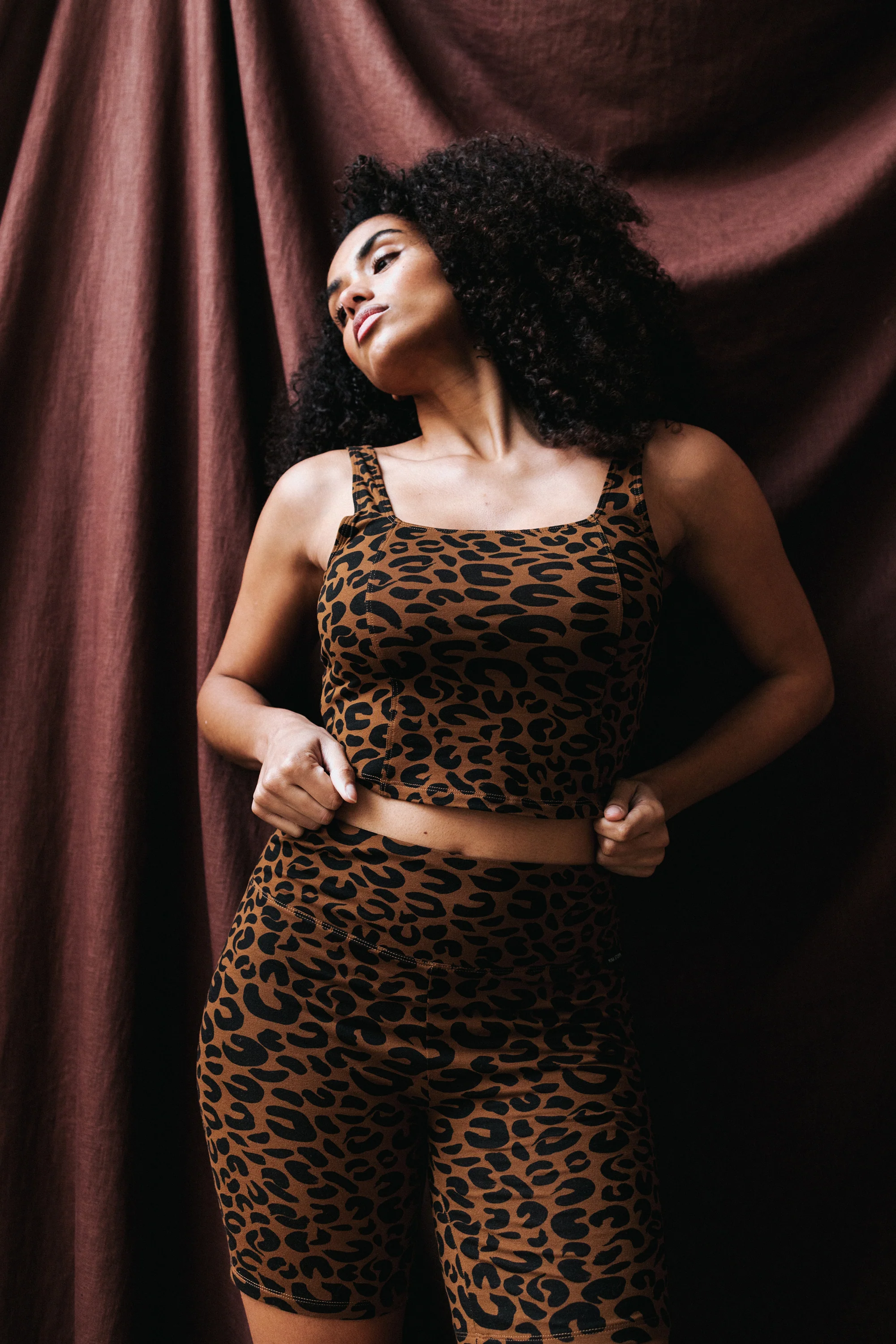 SHORT JAYA LEOPARD