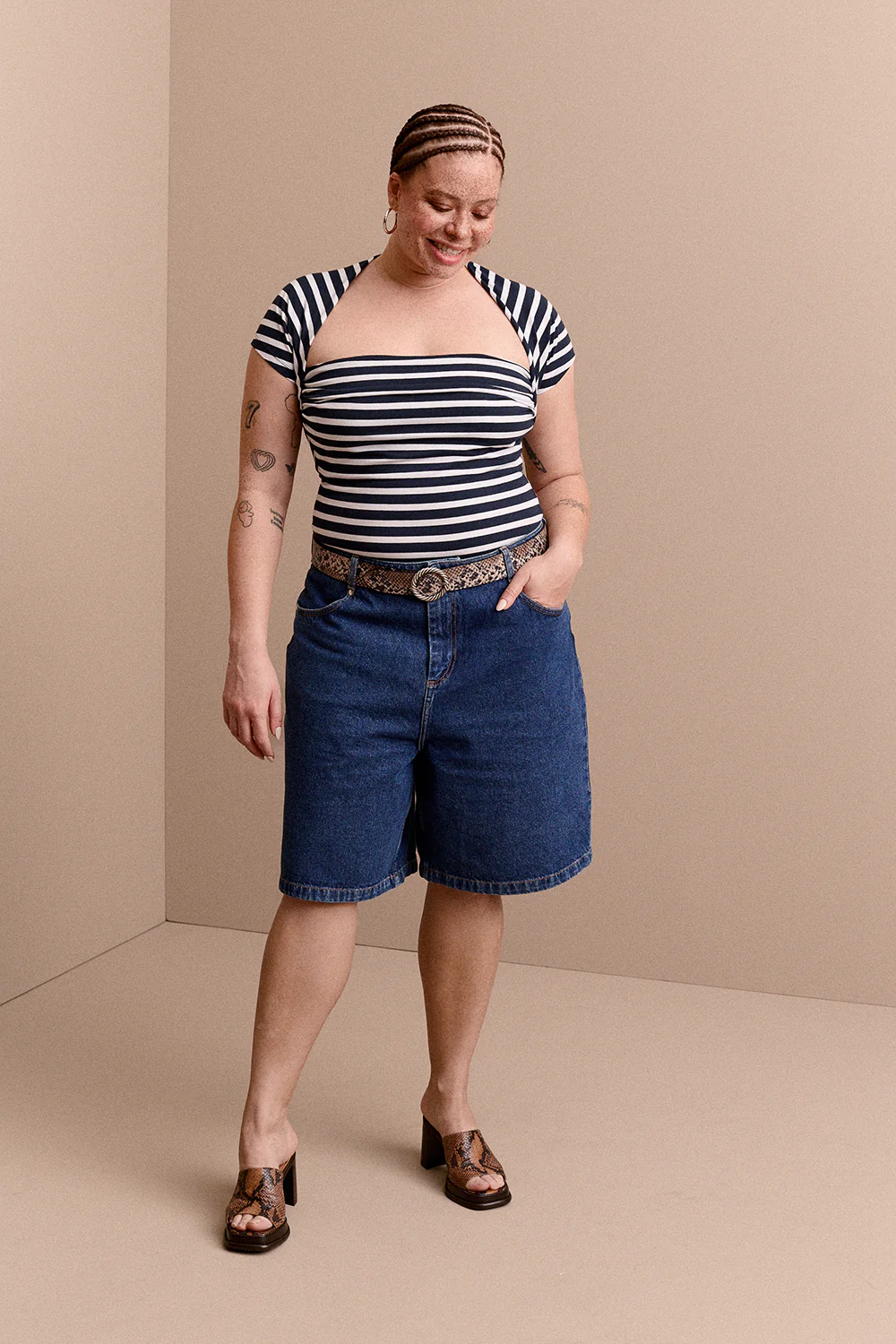 SHORT LIAM MEDIUM BLUE - Image 4