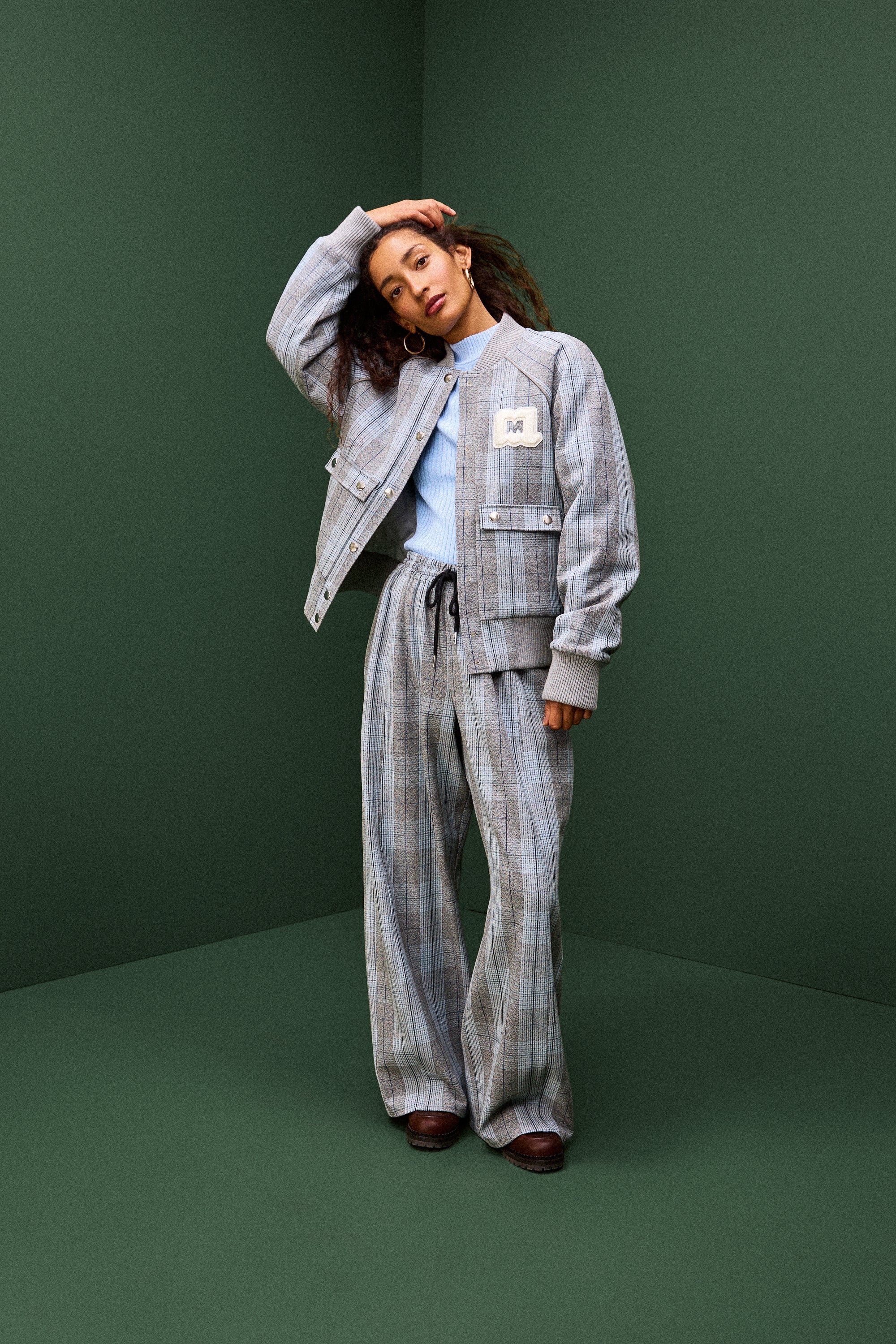 VESTE SUSANNA TWEED GRIS